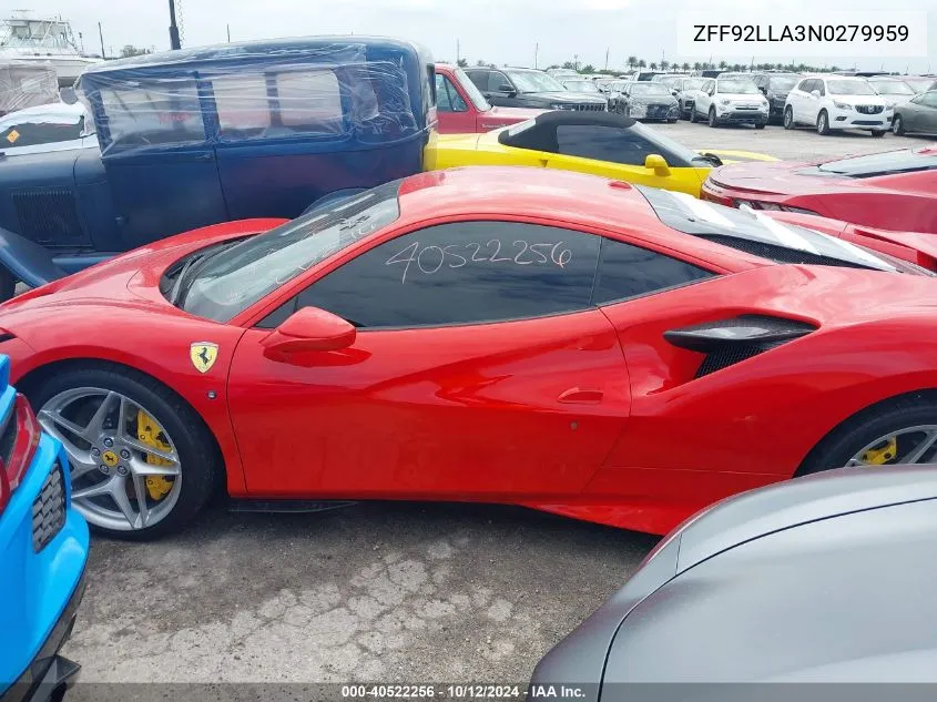 ZFF92LLA3N0279959 2022 Ferrari F8 Tributo