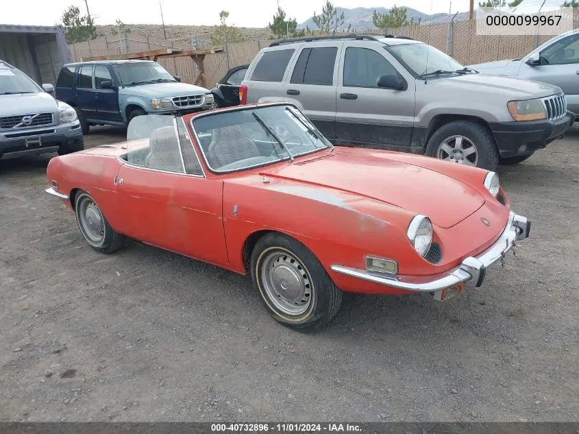 1971 Fiat 124 Spider VIN: 0000099967 Lot: 40732896