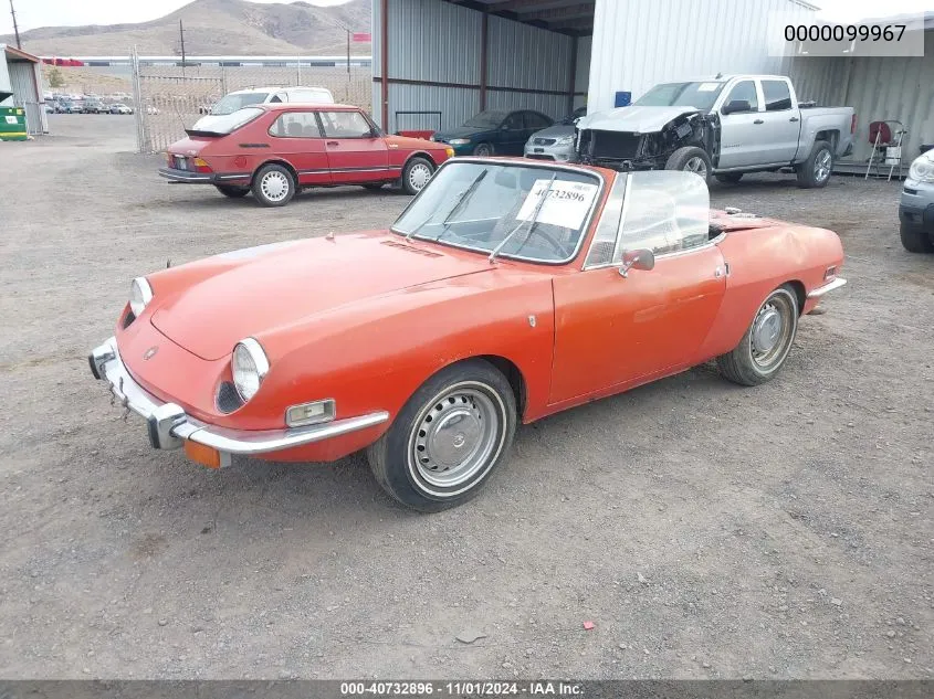 1971 Fiat 124 Spider VIN: 0000099967 Lot: 40732896