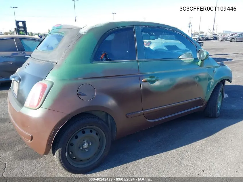 3C3CFFER0CT109446 2012 Fiat 500C Lounge