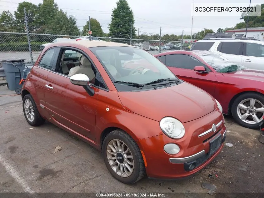 3C3CFFER4CT382521 2012 Fiat 500C Lounge