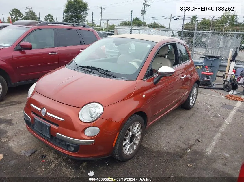 3C3CFFER4CT382521 2012 Fiat 500C Lounge