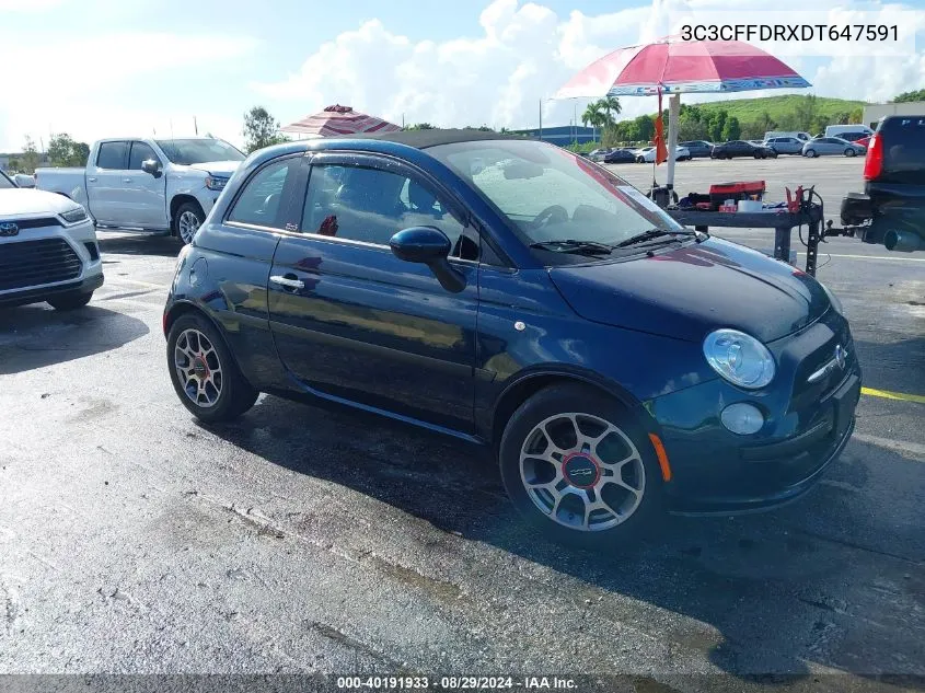 3C3CFFDRXDT647591 2013 Fiat 500C Pop