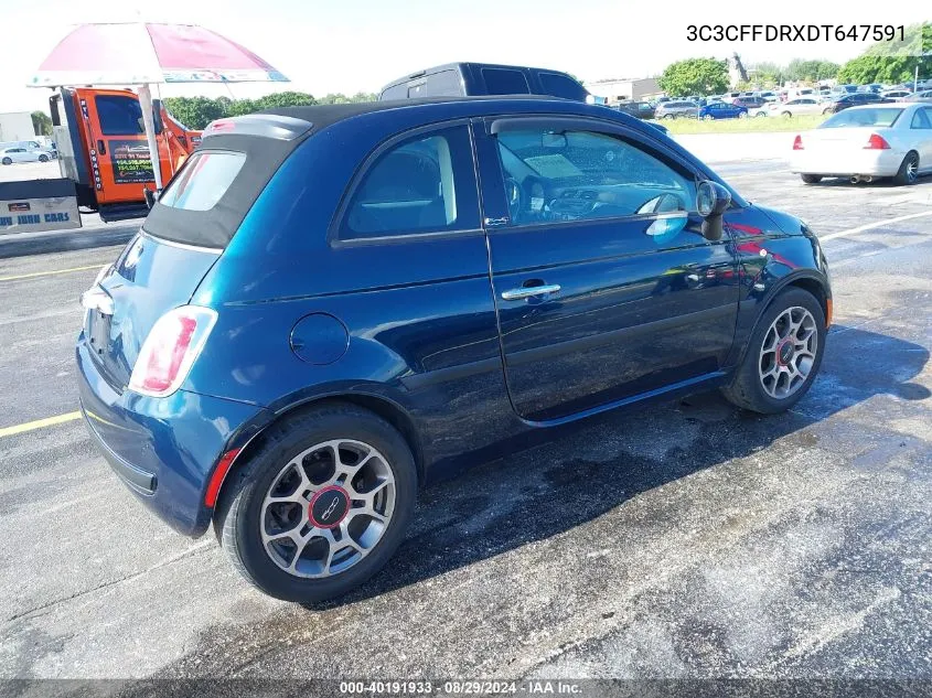 3C3CFFDRXDT647591 2013 Fiat 500C Pop