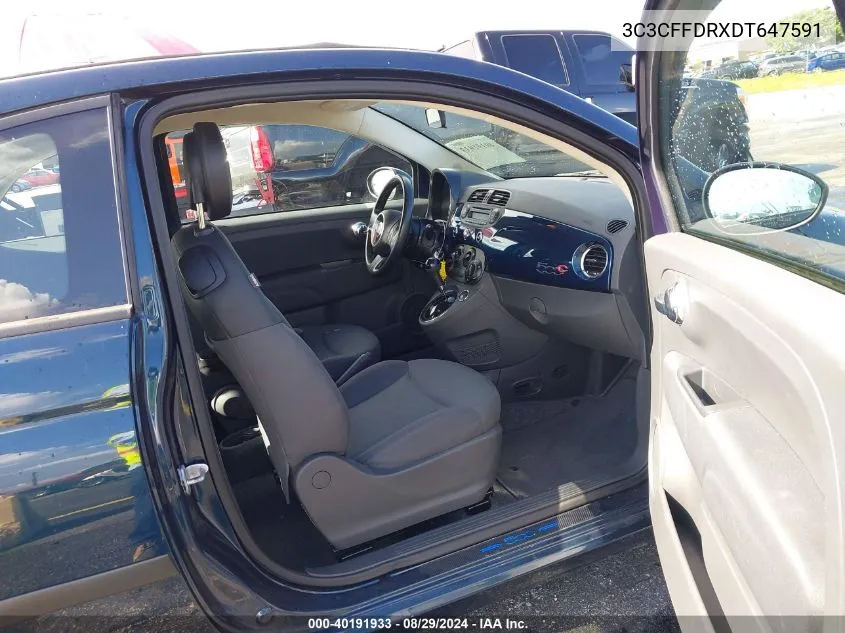 3C3CFFDRXDT647591 2013 Fiat 500C Pop