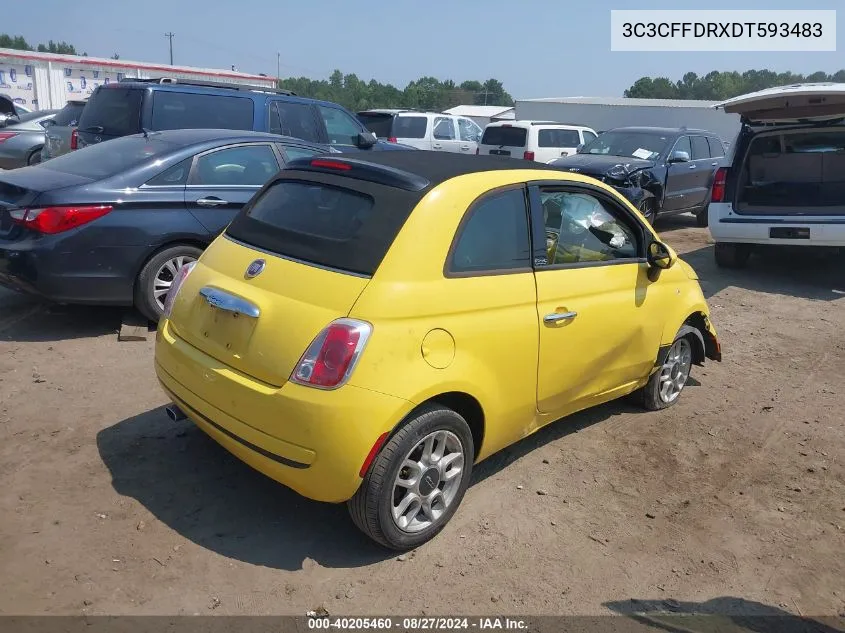 3C3CFFDRXDT593483 2013 Fiat 500C Pop