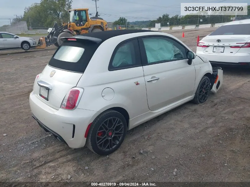 2018 Fiat 500C Abarth VIN: 3C3CFFJHXJT377799 Lot: 40270919