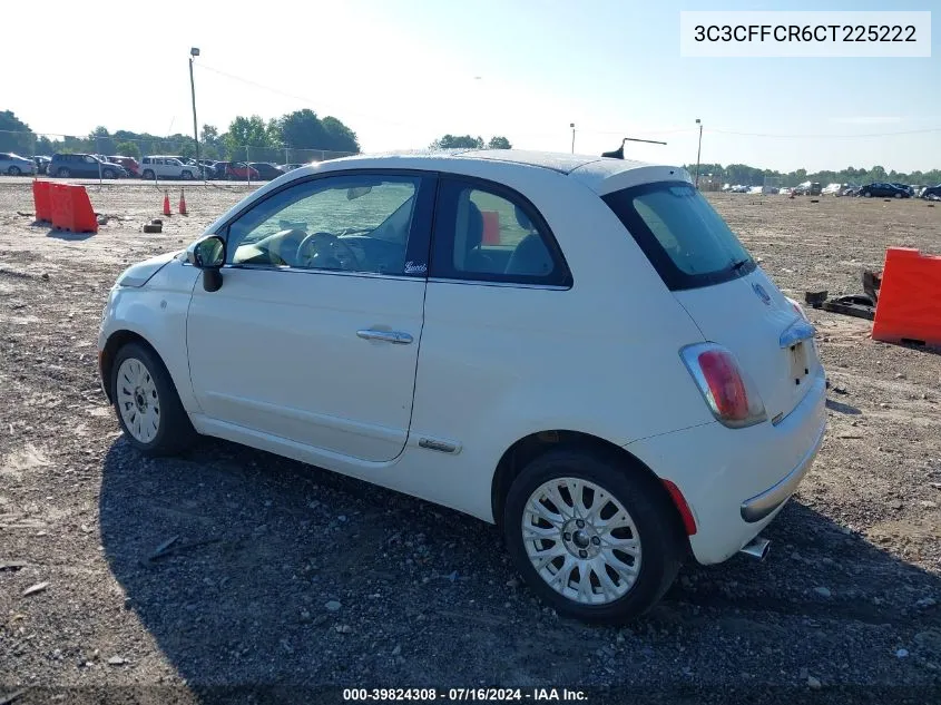 3C3CFFCR6CT225222 2012 Fiat 500 Lounge