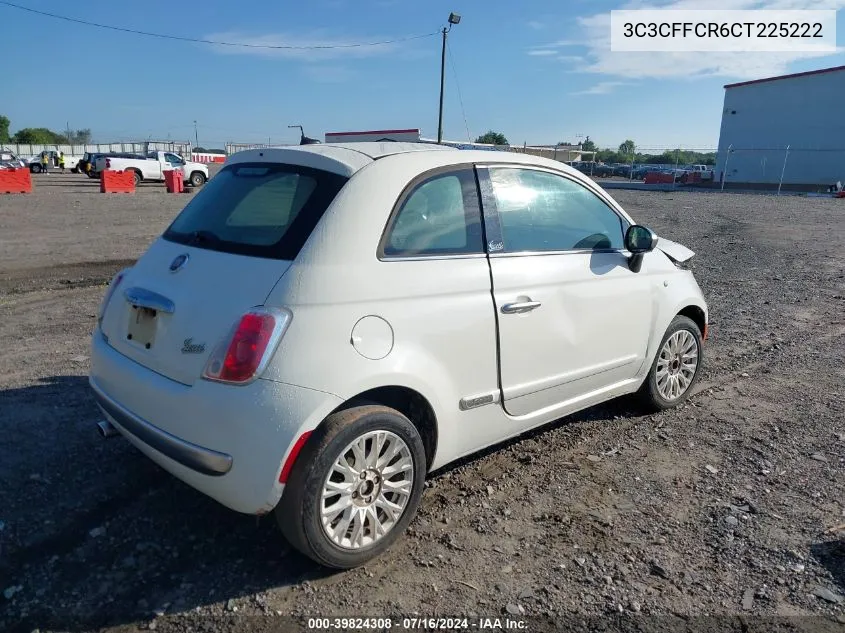 3C3CFFCR6CT225222 2012 Fiat 500 Lounge