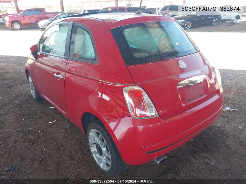 3C3CFFAR7CT382874 2012 Fiat 500 Pop