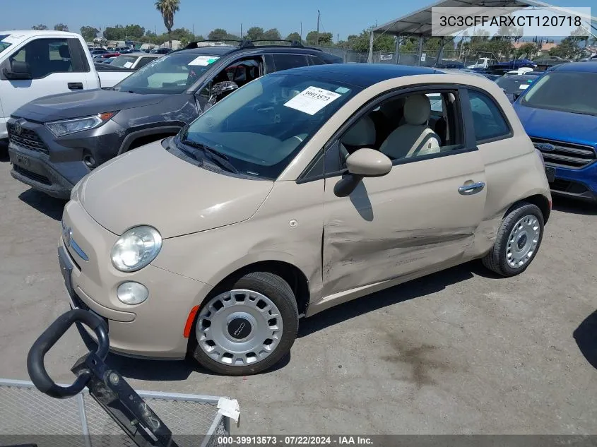 3C3CFFARXCT120718 2012 Fiat 500 Pop