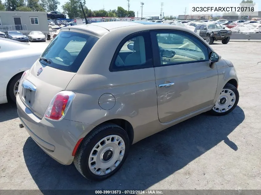 3C3CFFARXCT120718 2012 Fiat 500 Pop