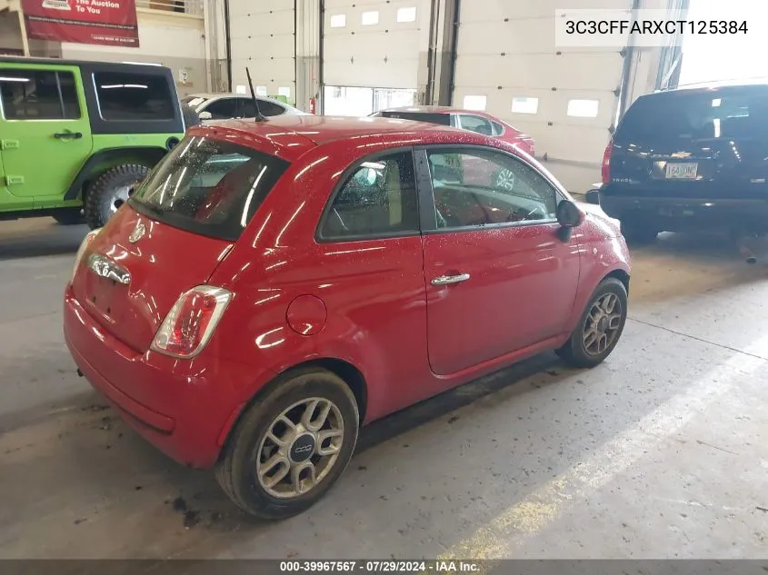 3C3CFFARXCT125384 2012 Fiat 500 Pop