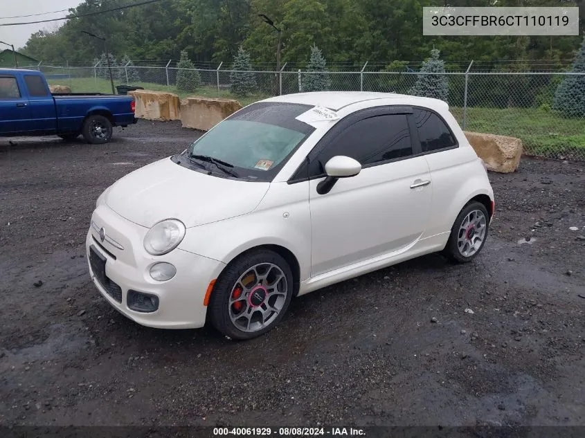 3C3CFFBR6CT110119 2012 Fiat 500 Sport