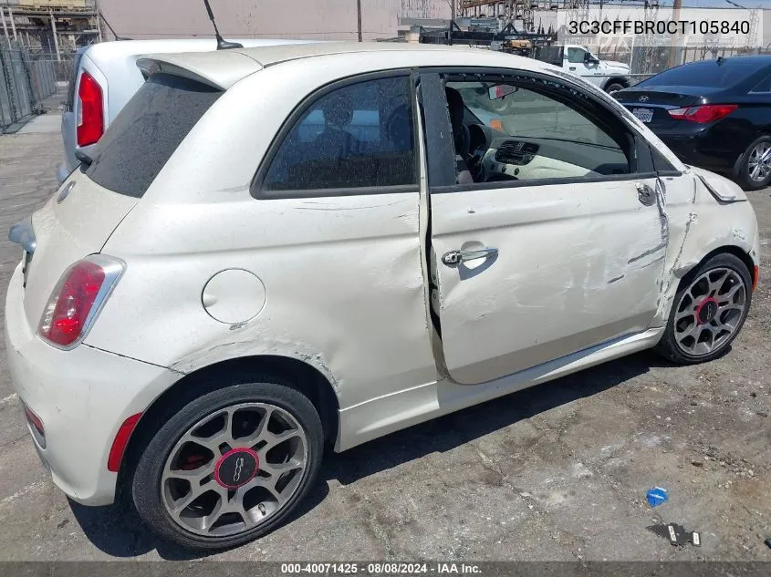 3C3CFFBR0CT105840 2012 Fiat 500 Sport