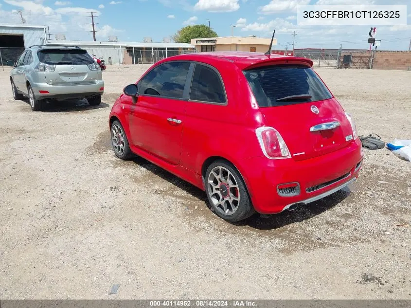 3C3CFFBR1CT126325 2012 Fiat 500 Sport