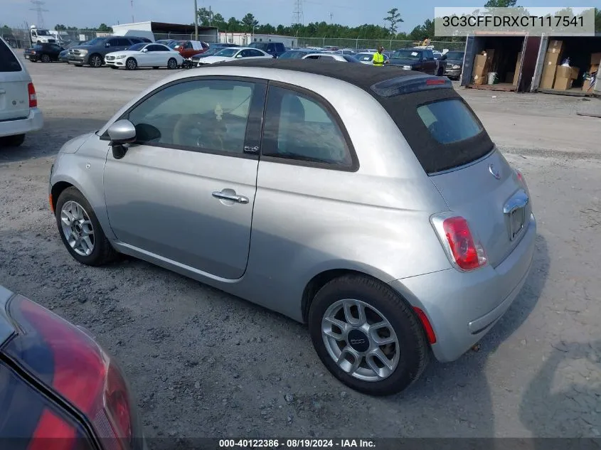 3C3CFFDRXCT117541 2012 Fiat 500C Pop