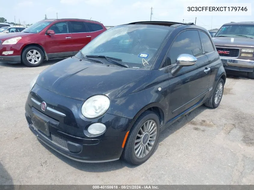 3C3CFFERXCT179746 2012 Fiat 500C Lounge