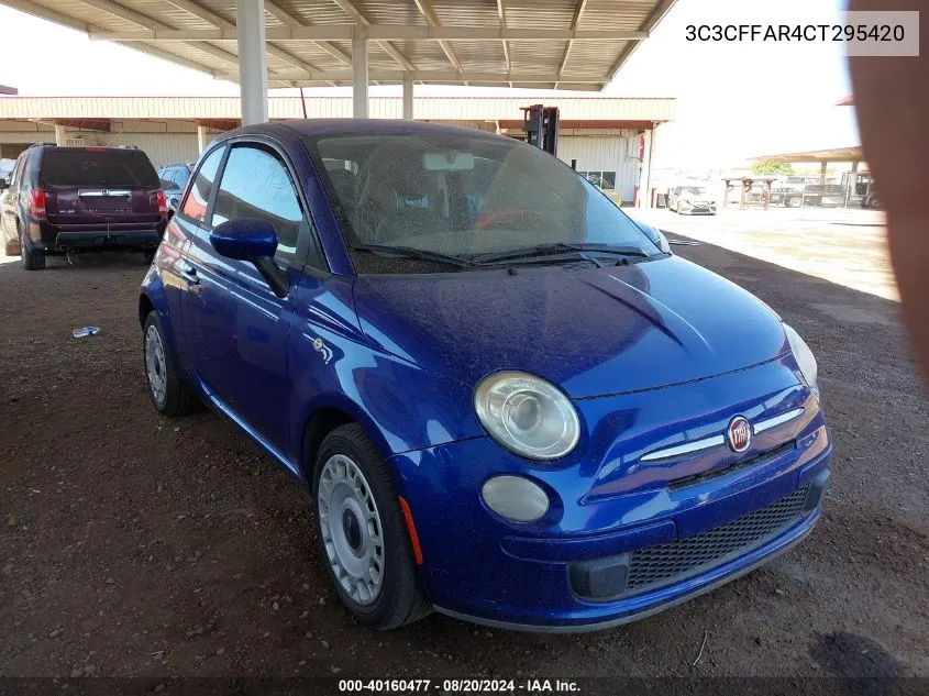 3C3CFFAR4CT295420 2012 Fiat 500 Pop