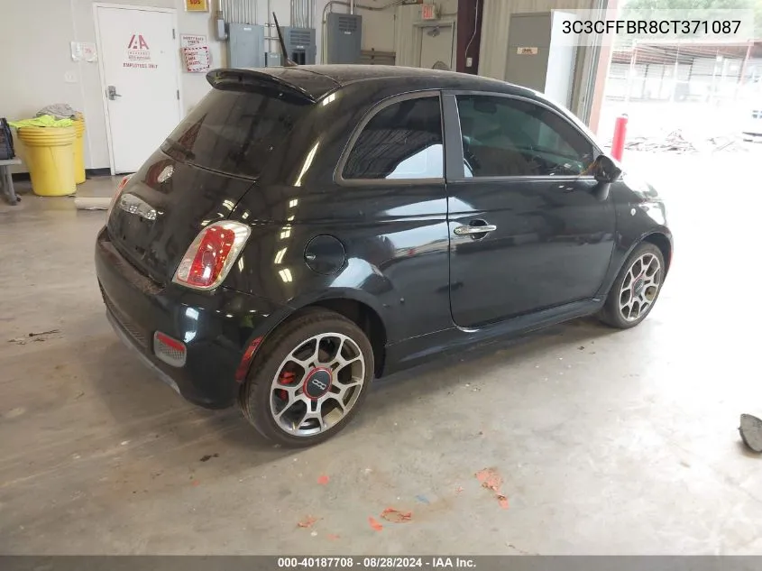 3C3CFFBR8CT371087 2012 Fiat 500 Sport