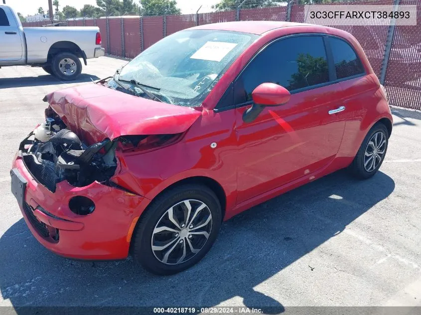 3C3CFFARXCT384893 2012 Fiat 500 Pop