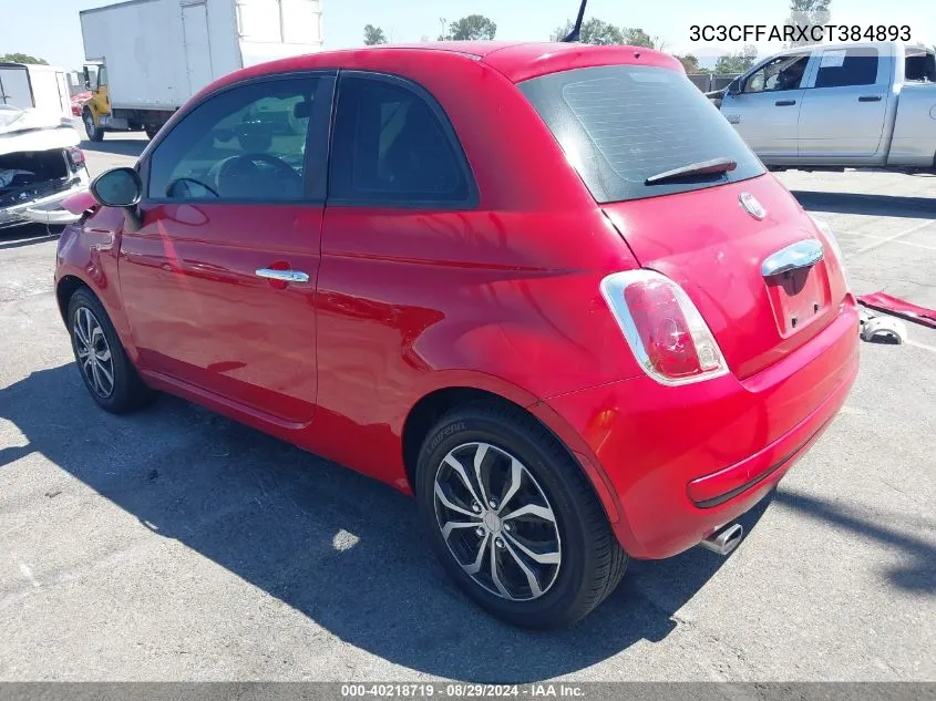 3C3CFFARXCT384893 2012 Fiat 500 Pop