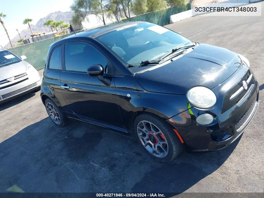 3C3CFFBR4CT348003 2012 Fiat 500 Sport