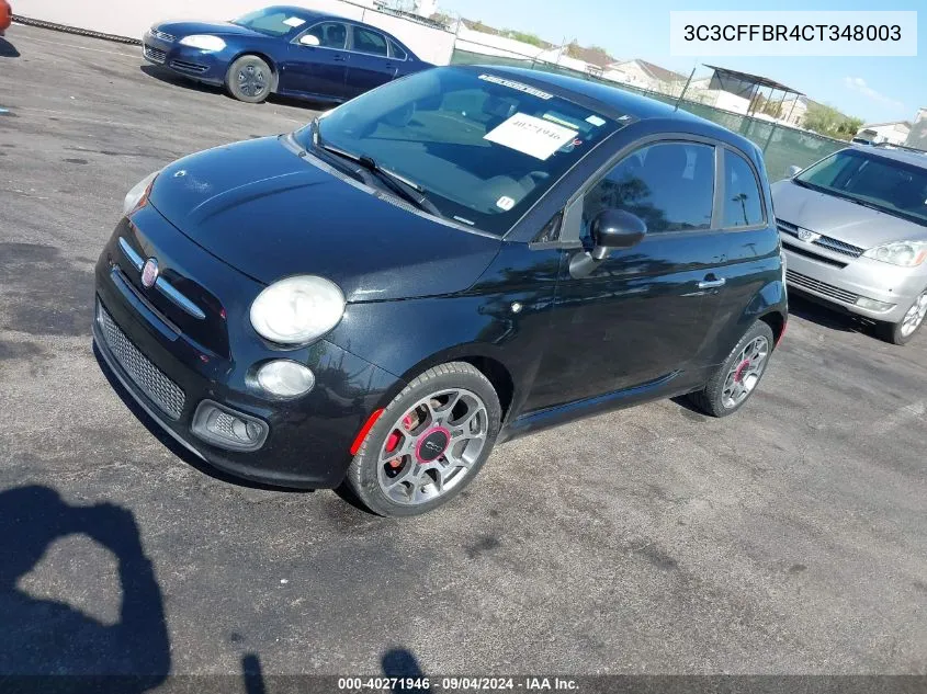 3C3CFFBR4CT348003 2012 Fiat 500 Sport