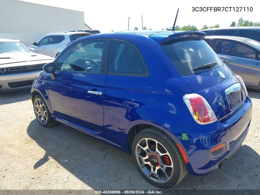 3C3CFFBR7CT127110 2012 Fiat 500 Sport