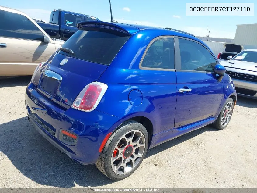 3C3CFFBR7CT127110 2012 Fiat 500 Sport