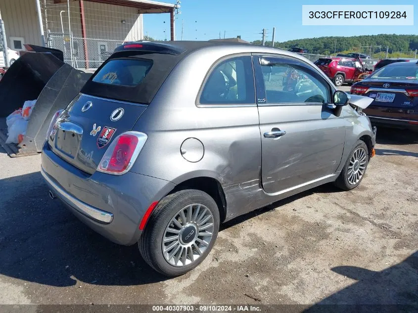 3C3CFFER0CT109284 2012 Fiat 500 Lounge