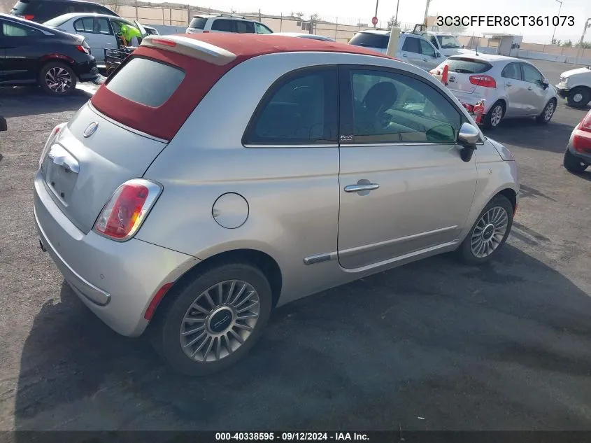 3C3CFFER8CT361073 2012 Fiat 500C Lounge