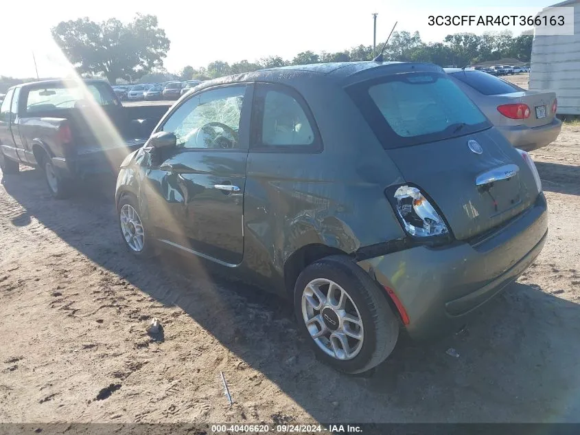 3C3CFFAR4CT366163 2012 Fiat 500 Pop