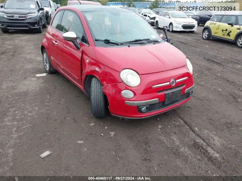 3C3CFFCR3CT173094 2012 Fiat 500 Lounge