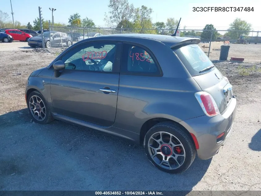 3C3CFFBR8CT347484 2012 Fiat 500 Sport