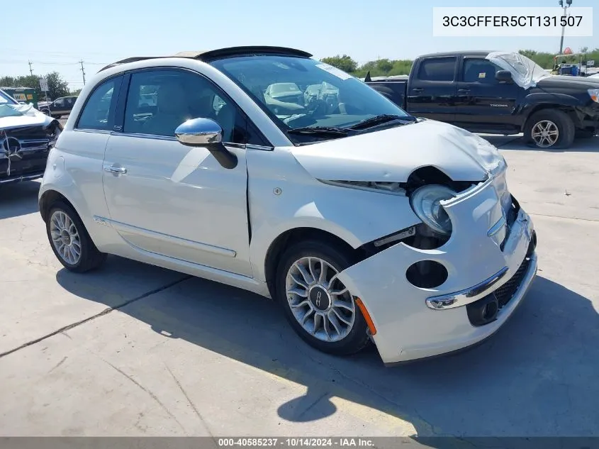 2012 Fiat 500C Lounge VIN: 3C3CFFER5CT131507 Lot: 40585237