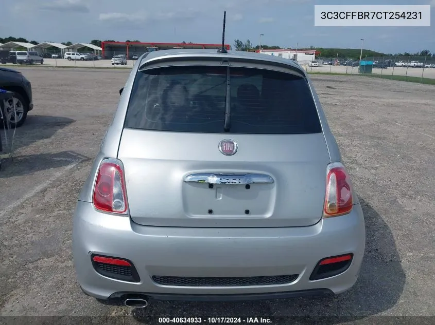 2012 Fiat 500 Sport VIN: 3C3CFFBR7CT254231 Lot: 40634933