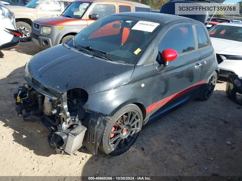 3C3CFFFH3CT359768 2012 Fiat 500 Abarth