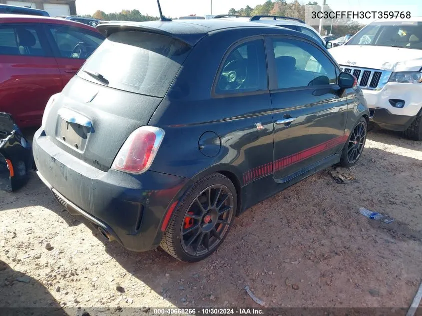 3C3CFFFH3CT359768 2012 Fiat 500 Abarth