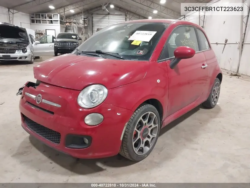 2012 Fiat 500 Sport VIN: 3C3CFFBR1CT223623 Lot: 40722810