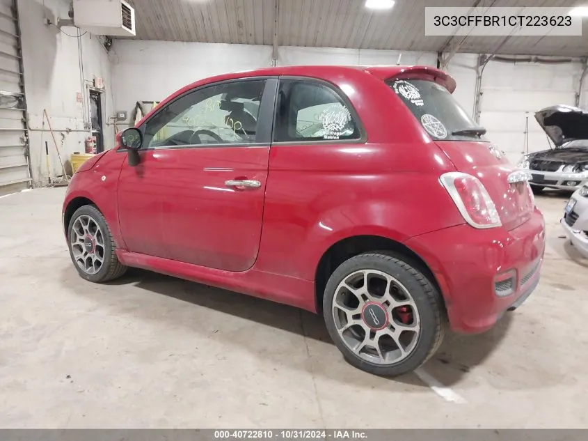 2012 Fiat 500 Sport VIN: 3C3CFFBR1CT223623 Lot: 40722810