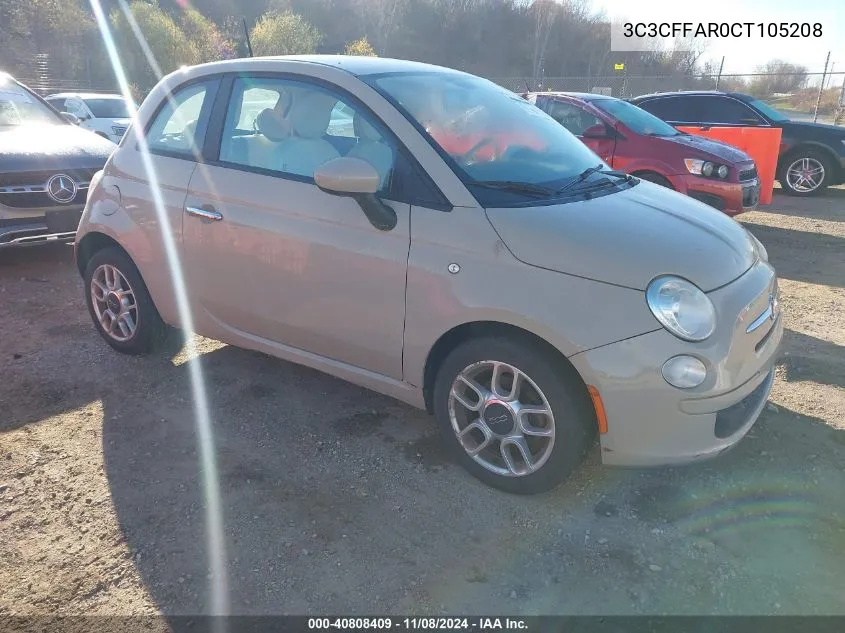 3C3CFFAR0CT105208 2012 Fiat 500 Pop