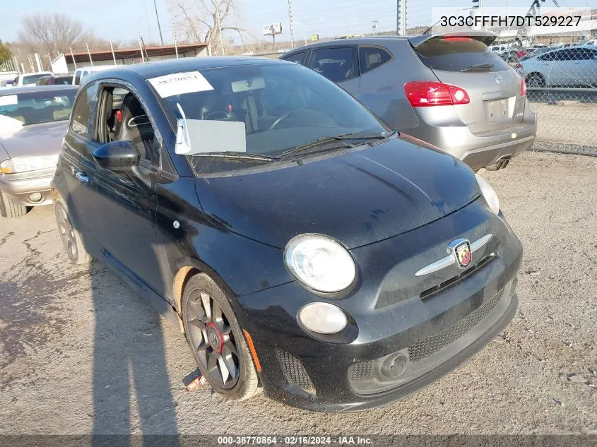 2013 Fiat 500 Abarth VIN: 3C3CFFFH7DT529227 Lot: 38770854