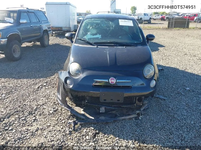 3C3CFFHH8DT574951 2013 Fiat 500 Turbo