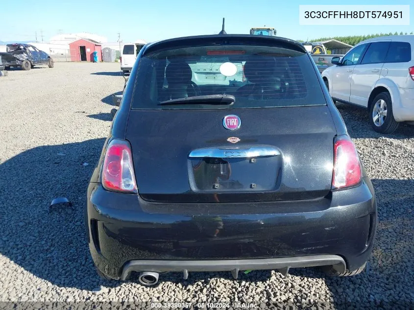 3C3CFFHH8DT574951 2013 Fiat 500 Turbo