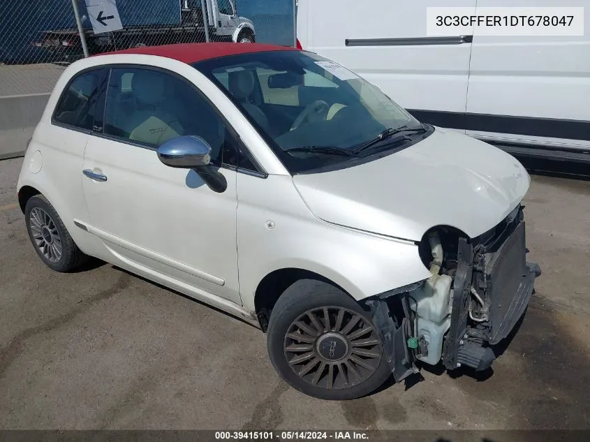 3C3CFFER1DT678047 2013 Fiat 500C Lounge