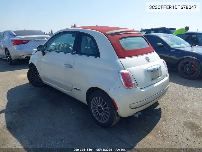 3C3CFFER1DT678047 2013 Fiat 500C Lounge