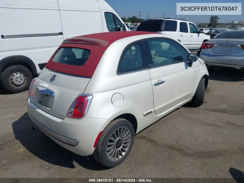 3C3CFFER1DT678047 2013 Fiat 500C Lounge