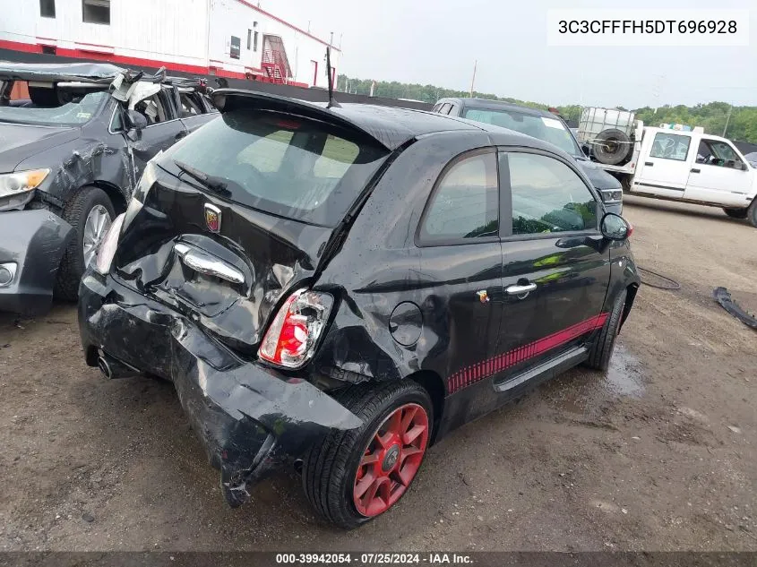 2013 Fiat 500 Abarth VIN: 3C3CFFFH5DT696928 Lot: 39942054