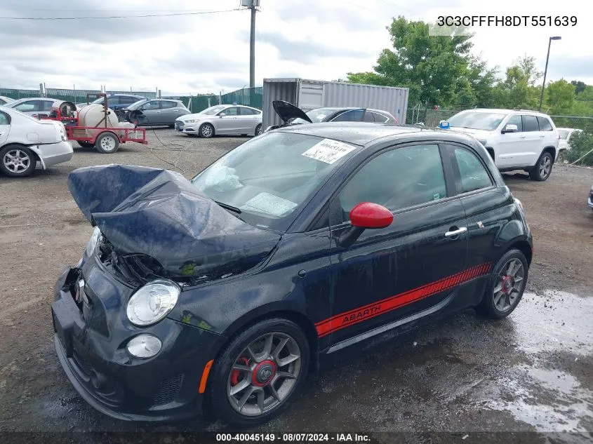 3C3CFFFH8DT551639 2013 Fiat 500 Abarth